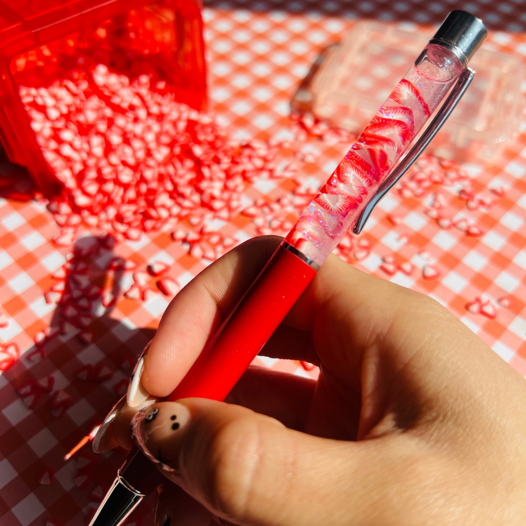 Strawberry Fruit Shaker Pen