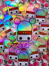 Load image into Gallery viewer, Shiny Holographic Mouse Inspired Stickers
